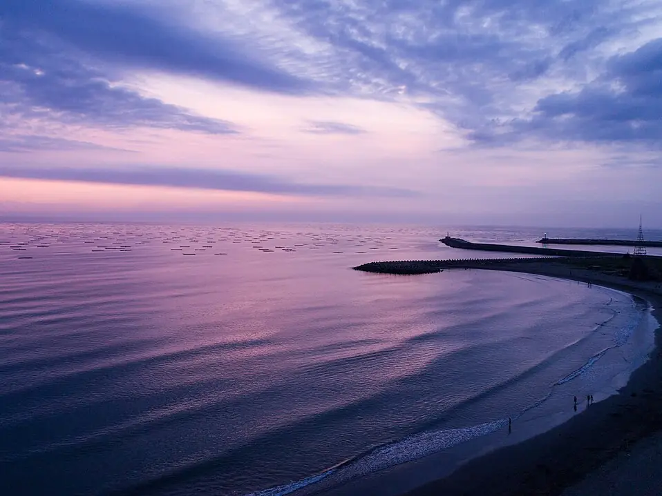 漁光島海岸的傍晚